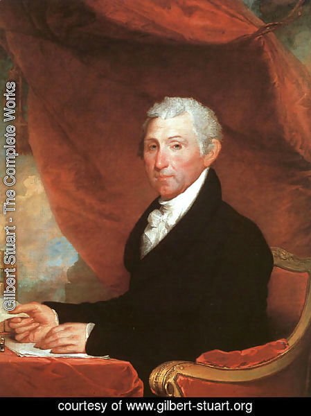 Gilbert Stuart - James Monroe  1818-20