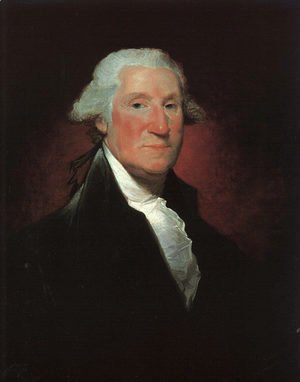Gilbert Stuart - Portrait of George Washington (Vaughan Washington)  1795