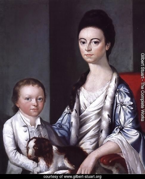 Christian Stelle Banister and Her Son, John