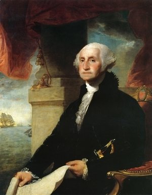 Gilbert Stuart - George Washington(The Constable-Hamilton Portrait)
