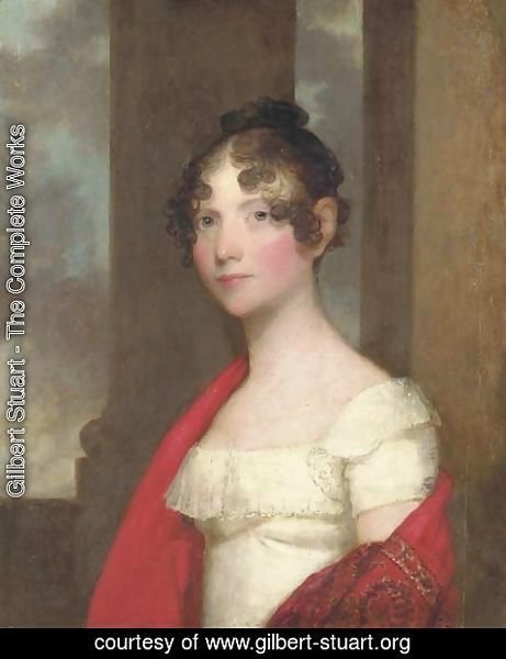 Gilbert Stuart - Portrait of Mrs. James Smith Colburn (Sarah Dunn Prince)