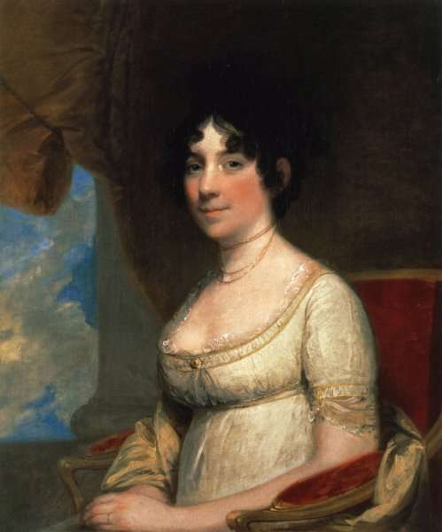 Dolley Madison (Mrs. James Madison)  1804 by Gilbert Charles Stuart